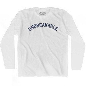 Unbreakable Adult Cotton Long Sleeve T-shirt by Ultras
