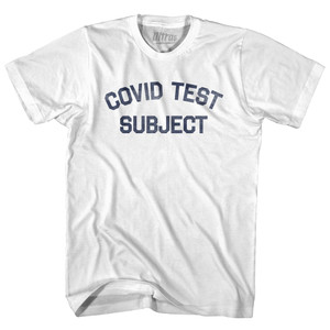 Covid Test Subject Womens Cotton Junior Cut T-Shirt by Ultras