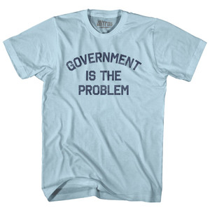 Government Is The Problem Adult Cotton T-Shirt by Ultras