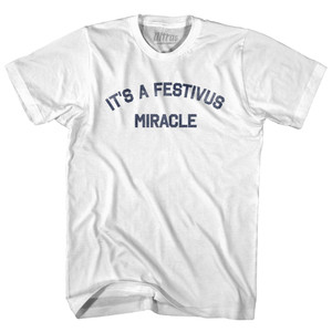 It's A Festivus Miracle Adult Cotton T-Shirt by Ultras It's A Festivus Miracle Adult Cotton T-Shirt by Ultras