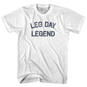 Leg Day Legend Womens Cotton Junior Cut T-Shirt by Ultras