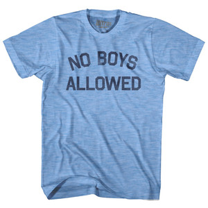 No Boys Allowed Adult Tri-Blend T-Shirt by Ultras