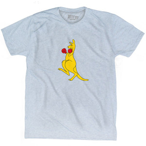 Australia Boxing Kangaroo Adult Tri-Blend T-Shirt by Ultras