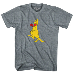 Australia Boxing Kangaroo Adult Tri-Blend T-Shirt by Ultras