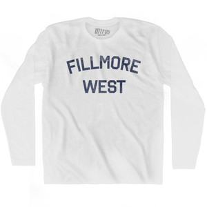 Fillmore West Adult Cotton Long Sleeve T-shirt by Ultras
