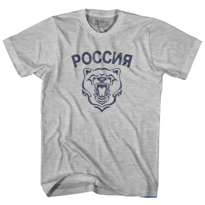 Russia Bear Poccnr Womens Cotton Junior Cut T-Shirt by Ultras Russia Bear Poccnr Womens Cotton Junior Cut T-Shirt by Ultras
