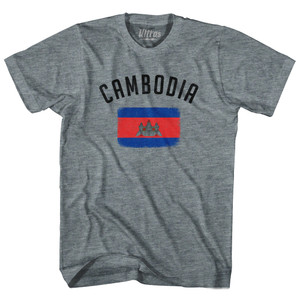 Cambodia Country Flag Heritage Womens Tri-Blend Junior Cut T-Shirt by Ultras Cambodia Country Flag Heritage Womens Tri-Blend Junior Cut T-Shirt by Ultras