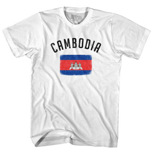 Cambodia Country Flag Heritage Youth Cotton T-Shirt by Ultras Cambodia Country Flag Heritage Youth Cotton T-Shirt by Ultras