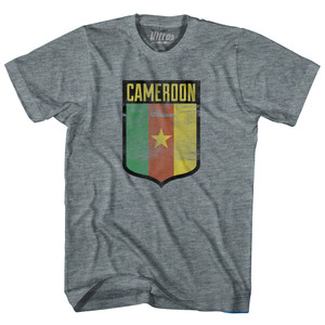 Cameroon Shield Womens Tri-Blend Junior Cut T-Shirt by Ultras