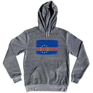Cape Verde Country Flag Tri-Blend Hoodie by Ultras
