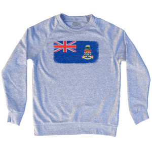 Cayman Islands Country Flag Adult Tri-Blend Sweatshirt by Ultras Cayman Islands Country Flag Adult Tri-Blend Sweatshirt by Ultras