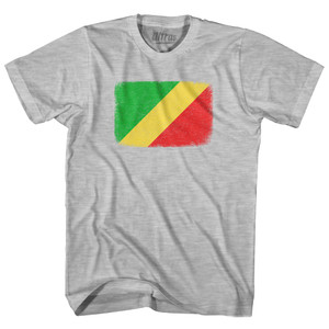 Congo Country Flag Adult Cotton T-Shirt by Ultras