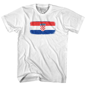 Croatia Country Flag Womens Cotton Junior Cut T-Shirt by Ultras