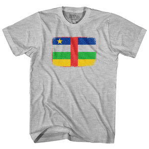 Central African Republic Country Flag Adult Cotton T-Shirt by Ultras