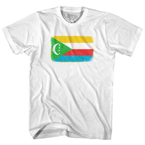 Comoros Country Flag Adult Cotton T-Shirt by Ultras