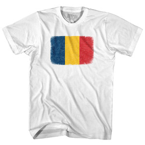 Chad Country Flag Adult Cotton T-Shirt by Ultras