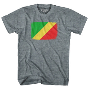 Congo Country Flag Youth Tri-Blend T-Shirt by Ultras