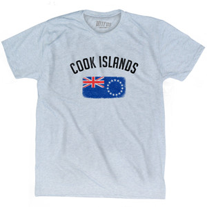 Cook Islands Country Flag Heritage Adult Tri-Blend T-Shirt by Ultras Cook Islands Country Flag Heritage Adult Tri-Blend T-Shirt by Ultras