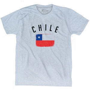 Chile Country Flag Heritage Adult Tri-Blend T-Shirt by Ultras Chile Country Flag Heritage Adult Tri-Blend T-Shirt by Ultras