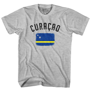 Curacao Country Flag Heritage Youth Cotton T-Shirt by Ultras Curacao Country Flag Heritage Youth Cotton T-Shirt by Ultras