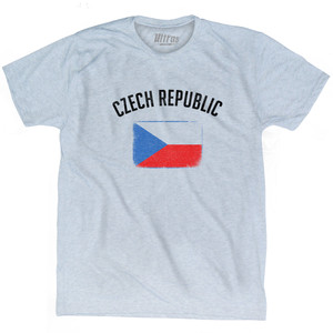 Czech Republic Country Flag Heritage Adult Tri-Blend T-Shirt by Ultras Czech Republic Country Flag Heritage Adult Tri-Blend T-Shirt by Ultras