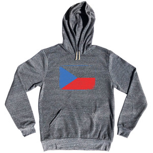 Czech Republic Country Flag Tri-Blend Hoodie by Ultras