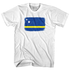 Curacao Country Flag Youth Cotton T-Shirt by Ultras Curacao Country Flag Youth Cotton T-Shirt by Ultras