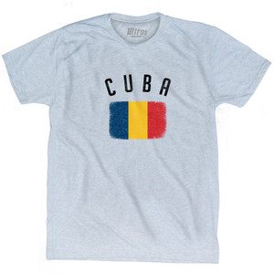Cuba Country Flag Heritage Adult Tri-Blend T-Shirt by Ultras Cuba Country Flag Heritage Adult Tri-Blend T-Shirt by Ultras
