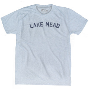 Lake Mead Adult Tri-Blend T-shirt - Athletic White