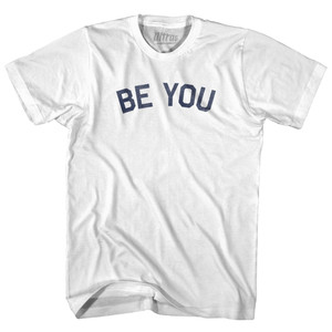Be You Womens Cotton Junior Cut T-Shirt - White Be You Womens Cotton Junior Cut T-Shirt - White