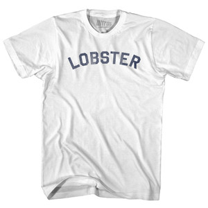 Lobster Adult Cotton T-shirt - White