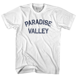 Paradise Valley Adult Cotton T-shirt - White Paradise Valley Adult Cotton T-shirt - White