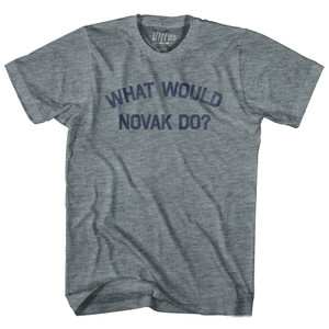 What Would Novak Do Youth Tri-Blend T-shirt - Athletic Grey What Would Novak Do Youth Tri-Blend T-shirt - Athletic Grey
