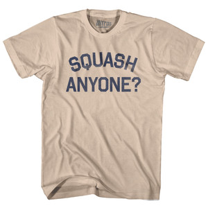 Squash Anyone Adult Cotton T-shirt - Creme