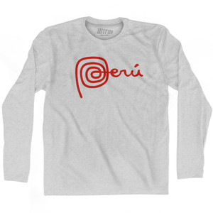 PERU Travel Adult Cotton Long Sleeve T-shirt by Ultras