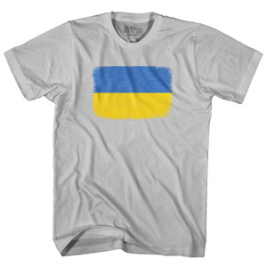 Ukraine Country Flag Adult Cotton T-shirt by Ultras