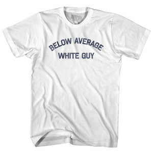 Below Average White Guy Youth Cotton T-shirt by Ultras Below Average White Guy Youth Cotton T-shirt by Ultras