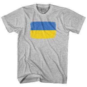 Ukraine Country Flag Adult Cotton T-shirt by Ultras