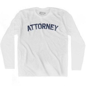 Attorney Adult Cotton Long Sleeve T-shirt by Ultras