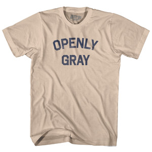 Openly Gray Adult Cotton T-shirt by Ultras
