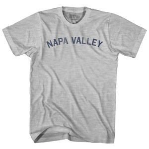 Napa Valley Womens Cotton Junior Cut T-Shirt - Grey Heather Napa Valley Womens Cotton Junior Cut T-Shirt - Grey Heather