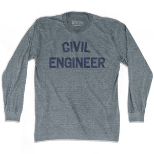 Civil Engineer Adult Tri-Blend Long Sleeve T-shirt by Ultras Civil Engineer Adult Tri-Blend Long Sleeve T-shirt by Ultras