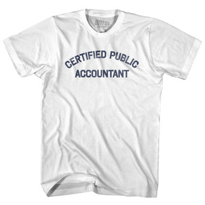 Certified Public Accountant Adult Cotton T-shirt by Ultras Certified Public Accountant Adult Cotton T-shirt by Ultras