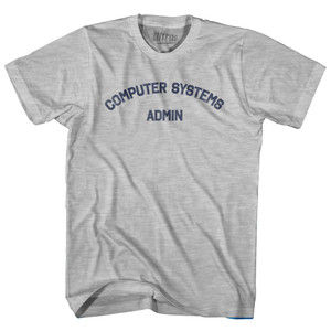 Computer Systems Admin Womens Cotton Junior Cut T-Shirt by Ultras Computer Systems Admin Womens Cotton Junior Cut T-Shirt by Ultras