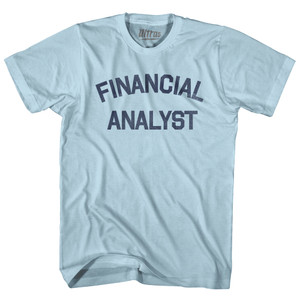 Financial Analyst Adult Cotton T-shirt by Ultras