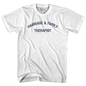 Marriage & Family Therapist Adult Cotton T-shirt by Ultras