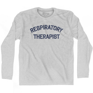 Respiratory Therapist Adult Cotton Long Sleeve T-shirt by Ultras