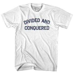 Divided And Conquered Adult Cotton T-shirt by Ultras