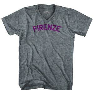 Firenze Tri-Blend V-neck Womens Junior Cut T-shirt by Ultras Firenze Tri-Blend V-neck Womens Junior Cut T-shirt by Ultras