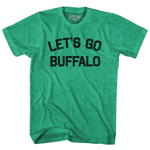 Let's Go Buffalo Adult Tri-Blend T-shirt by Ultras